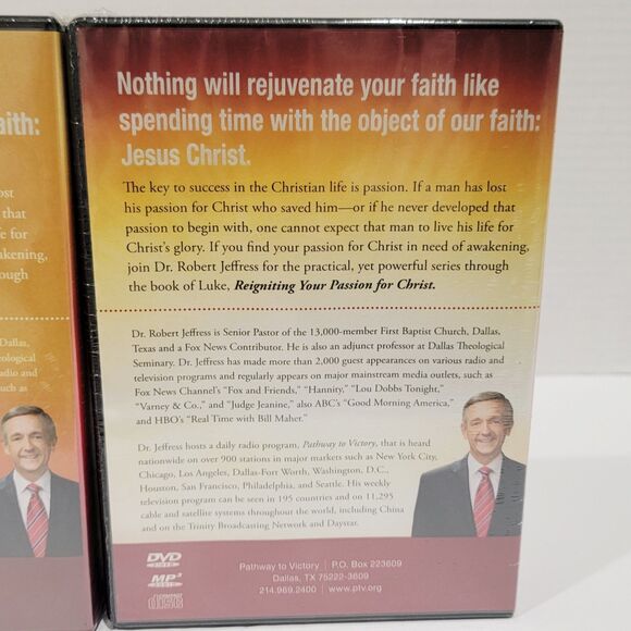 Reigniting Your Passion For Christ Gospel Of Luke Vol 1 & 2 DVD Set Lot of 2 - Picture 6 of 9